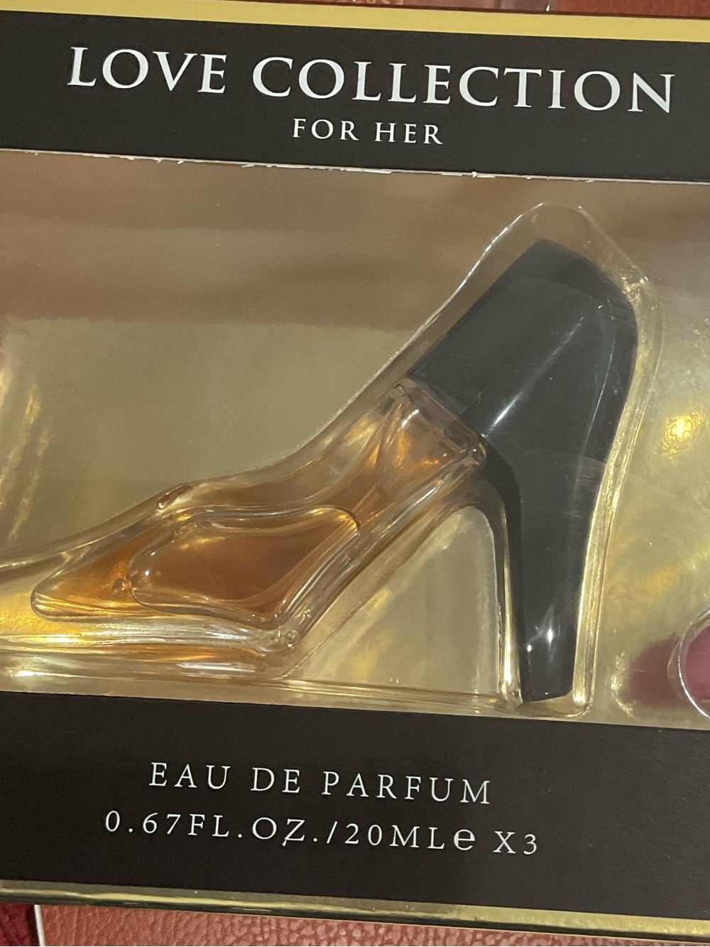 20 ml For Her Black & Amber High Heel Perfume Bottle -